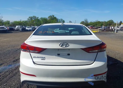2017 Hyundai Elantra Se из США, поврежденный, VIN 5NPD74LF1HH174839